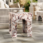 Modway Valen Square Indoor - Outdoor Patio Arched Concrete Side Table