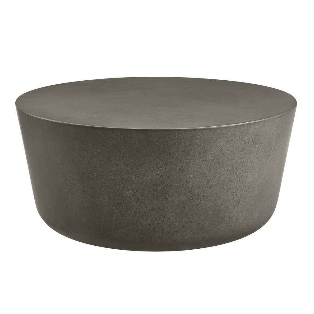 Modway Brion Round Indoor - Outdoor Patio Concrete Coffee Table  
