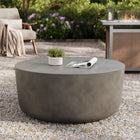 Modway Brion Round Indoor - Outdoor Patio Concrete Coffee Table