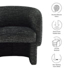 Modway Muse Boucle Fabric Barrel Accent Chair