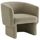 Modway Muse Boucle Fabric Barrel Accent Chair  