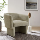 Modway Muse Boucle Fabric Barrel Accent Chair