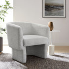 Modway Muse Boucle Fabric Barrel Accent Chair