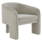 Modway Greer Boucle Fabric Upholstered Accent Armchair  