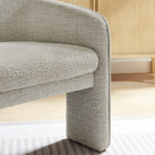 Modway Greer Boucle Fabric Upholstered Accent Armchair