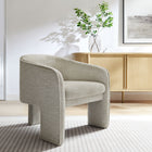 Modway Greer Boucle Fabric Upholstered Accent Armchair
