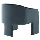 Modway Greer Performance Velvet Upholstered Accent Armchair