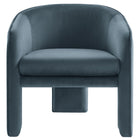 Modway Greer Performance Velvet Upholstered Accent Armchair