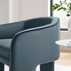 Modway Greer Performance Velvet Upholstered Accent Armchair