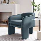 Modway Greer Performance Velvet Upholstered Accent Armchair