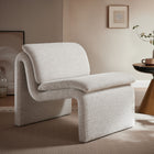 Modway Lume Boucle Upholstered Armless Accent Chair