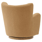 Modway Montrose Wingback Sherpa Swivel Accent Chair