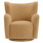 Modway Montrose Wingback Sherpa Swivel Accent Chair