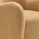Modway Montrose Wingback Sherpa Swivel Accent Chair