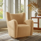 Modway Montrose Wingback Sherpa Swivel Accent Chair