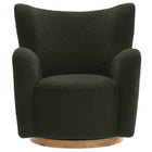 Modway Montrose Wingback Sherpa Swivel Accent Chair