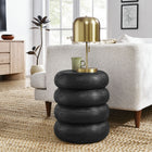 Modway Ellery Round Stacked Wood Side Table