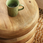 Modway Ellery Round Stacked Wood Side Table