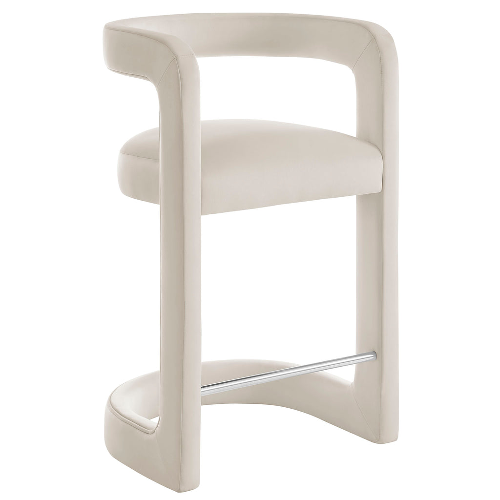 Modway Winslow Performance Velvet Counter Stool  