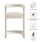 Modway Winslow Performance Velvet Counter Stool