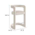 Modway Winslow Performance Velvet Counter Stool