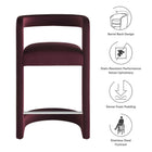 Modway Winslow Performance Velvet Counter Stool