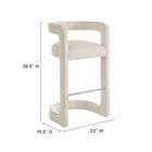 Modway Winslow Performance Velvet Bar Stool