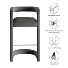Modway Winslow Performance Velvet Bar Stool