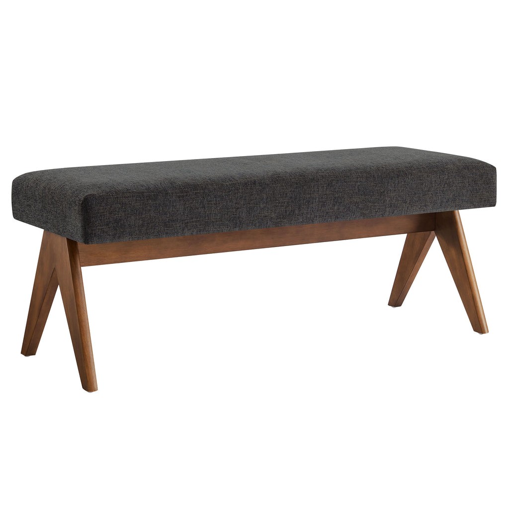 Modway Lyra 47" Fabric Upholstered Bench  