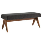 Modway Lyra 47" Fabric Upholstered Bench  