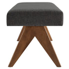 Modway Lyra 47" Fabric Upholstered Bench