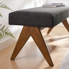 Modway Lyra 47" Fabric Upholstered Bench