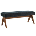 Modway Lyra 47" Fabric Upholstered Bench  