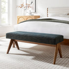 Modway Lyra 47" Fabric Upholstered Bench