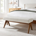 Modway Lyra 47" Fabric Upholstered Bench