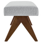 Modway Lyra 47" Fabric Upholstered Bench
