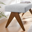 Modway Lyra 47" Fabric Upholstered Bench
