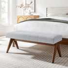 Modway Lyra 47" Fabric Upholstered Bench