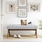 Modway Lyra 47" Fabric Upholstered Bench