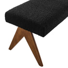 Modway Lyra 47" Boucle Upholstered Bench