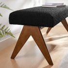 Modway Lyra 47" Boucle Upholstered Bench