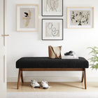Modway Lyra 47" Boucle Upholstered Bench