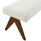Modway Lyra 47" Boucle Upholstered Bench