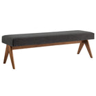 Modway Lyra 63" Fabric Upholstered Bench  