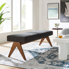 Modway Lyra 63" Fabric Upholstered Bench