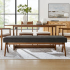 Modway Lyra 63" Fabric Upholstered Bench