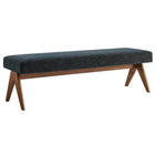 Modway Lyra 63" Fabric Upholstered Bench  