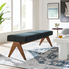 Modway Lyra 63" Fabric Upholstered Bench