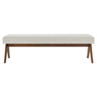 Modway Lyra 63" Fabric Upholstered Bench
