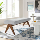 Modway Lyra 63" Fabric Upholstered Bench
